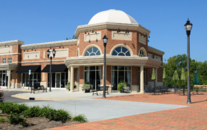 A Suburban Shopping Center Architecture Fragment