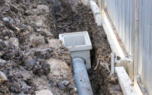 Cement Tube And Square Block Underground Soil For Water Drain Water